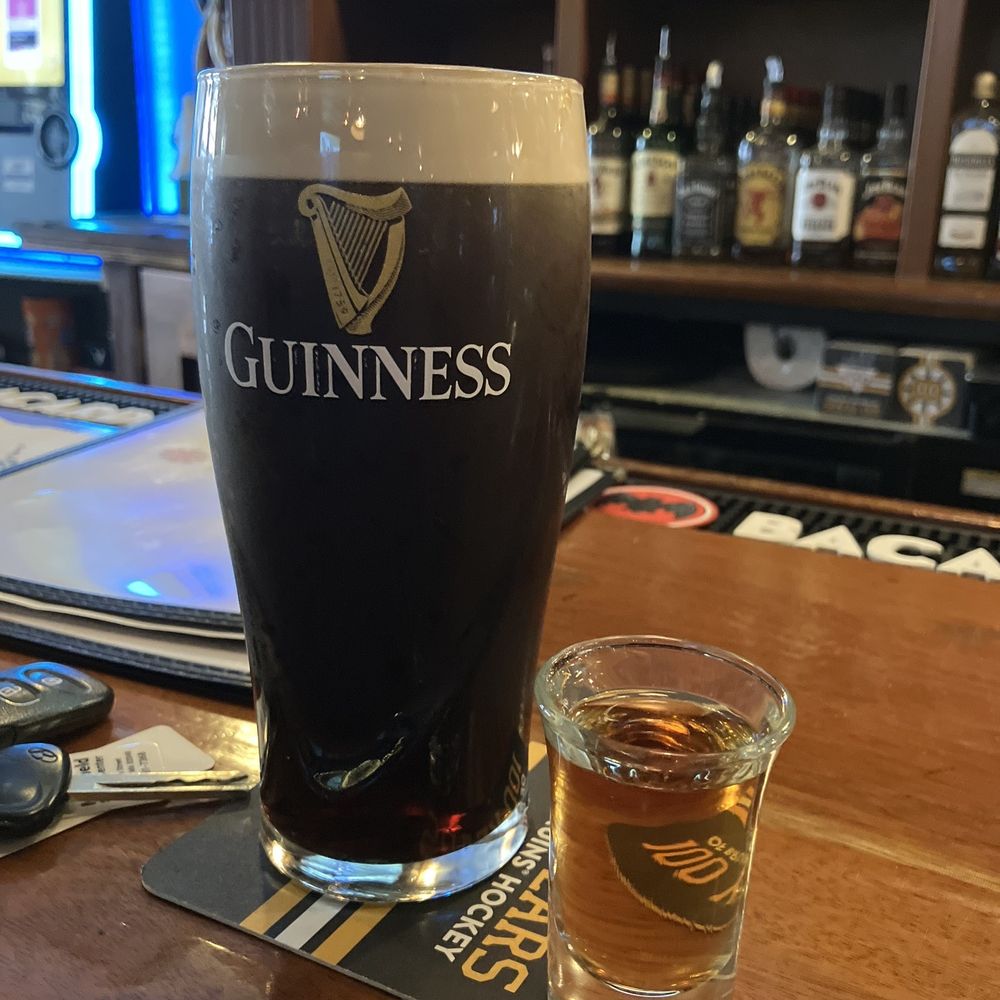 Perfect Saturday afternoon Guinness!