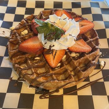 Protein Monkey - This is a Romeo and Juliet Waffle... delicious choice... - Juice Bars & Smoothies Near Me - Tampa, Florida