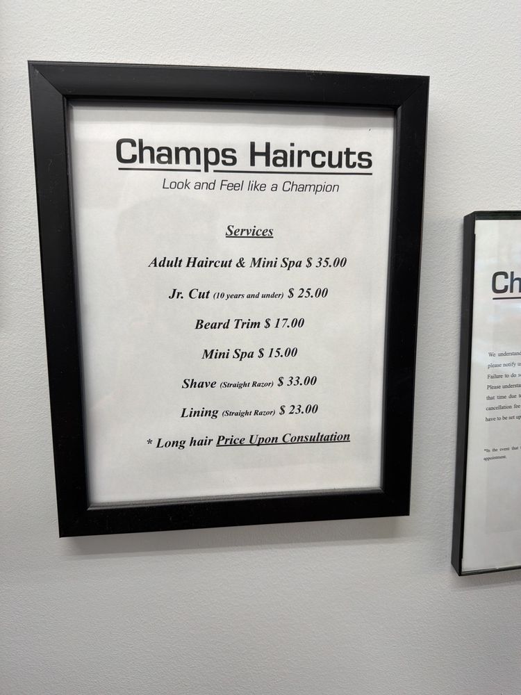 Champs Haircuts Logo
