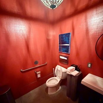 Austin Hope & Treana Tasting Cellar - Red walls hide the splatter well - Wine Tasting Room Near Me - Paso Robles, California Austin Hope & Treana Tasting Cellar - Red walls hide the splatter well - Wine Tasting Room Near Me - Paso Robles, California