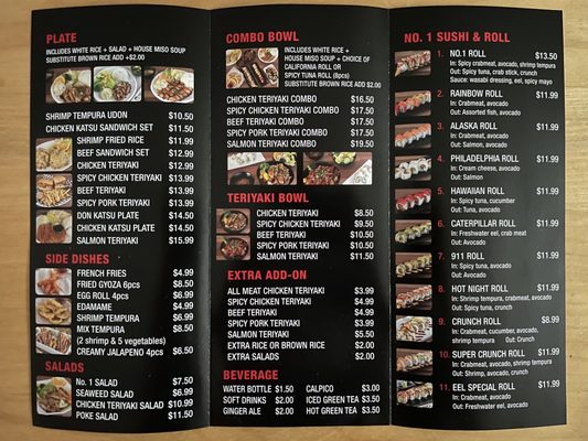 Menu photo 6 No. 1 Sushi & Roll Lomita, CA Menu photo 6 No. 1 Sushi & Roll Lomita, CA