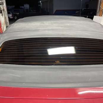 Bernie's Auto Upholstery - After photo. By the way, this is a used top. It appears grayish and scuffed but the cleaning method he showed me works very well. - Auto Upholstery Near Me - Santee, California Bernie's Auto Upholstery - After photo. By the way, this is a used top. It appears grayish and scuffed but the cleaning method he showed me works very well. - Auto Upholstery Near Me - Santee, California