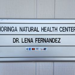 Moringa Natural Health Center - Front Entry Sign