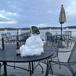 Candlelight Inn - Great view, but just not quite warm enough.