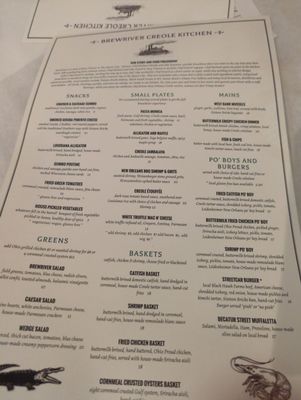 Menu photo 8 BrewRiver Creole Kitchen Cincinnati, OH Menu photo 8 BrewRiver Creole Kitchen Cincinnati, OH
