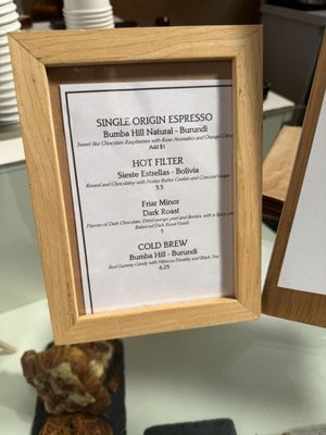 Menu photo 1 Saint Frank Coffee San Francisco, CA Menu photo 1 Saint Frank Coffee San Francisco, CA