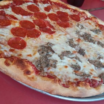 Rizzotto's Pizzeria - Half pepperoni and half meatball yumminess - Italian Near Me - Largo, Florida Rizzotto's Pizzeria - Half pepperoni and half meatball yumminess - Italian Near Me - Largo, Florida