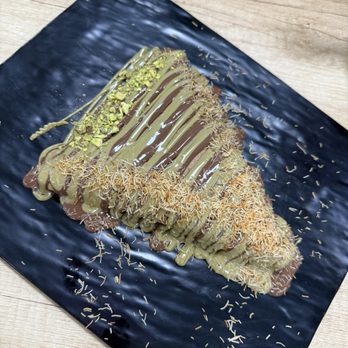 Shake N Crave - Dubai chocolate crepe - Waffles Near Me - Lexington, Kentucky Shake N Crave - Dubai chocolate crepe - Waffles Near Me - Lexington, Kentucky