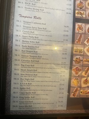 Menu photo 6 Yanagi Sushi Northridge, CA