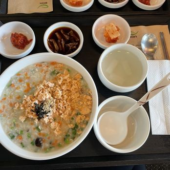 BonJuk - Salmon porridge - Korean Near Me - Los Angeles, California