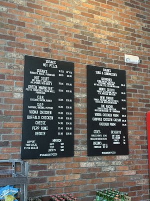 Menu photo 1 Sugar’s Hot Pizza & Subs Boston, MA Menu photo 1 Sugar’s Hot Pizza & Subs Boston, MA