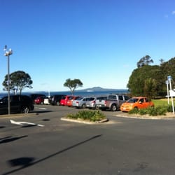 Speakers Corner - View with the Lica Maersk coming into Waitemata harbour, just as well am not working :)