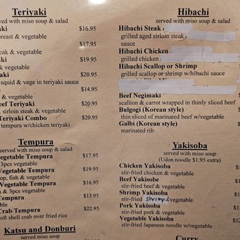 Tsunami Sushi - Menu as of January 2025 - Sushi Bars Near Me - Fairfax, Virginia