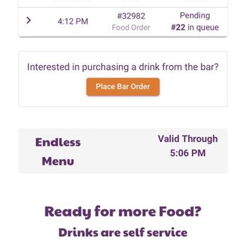 John's Incredible Pizza - Riverside - You can check the status of your orders (22 plates ahead of us). There is a 2-hour limit to order food. - Arcades Near Me - Riverside, California