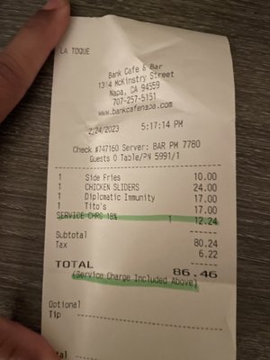 BANK Café and Bar by null