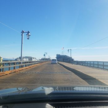 Stearns Wharf - The nice little bumpy road on the pier - Local Flavor Near Me - Santa Barbara, California