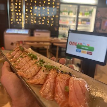 Sushi One Spot - Cajun salmon nigiri - Sushi Bars Near Me - Corona, California