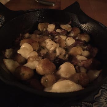 The Bison Restaurant - Gnocchi poutine with elk - Canadian (New) Near Me - Banff, Alberta The Bison Restaurant - Gnocchi poutine with elk - Canadian (New) Near Me - Banff, Alberta