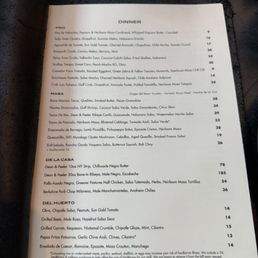 Menu Menu