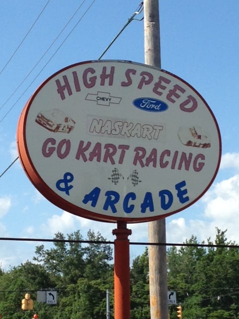 High Speed Go Kart Racing Logo