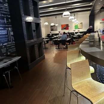 Loft - a restaurant with tables, chairs, and a bar - New American Near Me - Queens, New York
