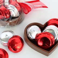 Chocolate heart shaped box!