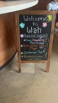 Menu photo 2 Wah Coffee Houston, TX Menu photo 2 Wah Coffee Houston, TX