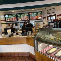 a counter with a variety of food items a counter with a variety of food items