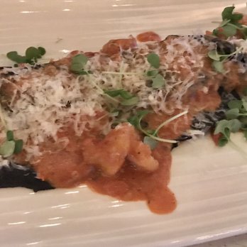 Fig 313 - Squid ink pasta with tiger shrimp and a la vodka sauce. - New American Near Me - San Clemente, California Fig 313 - Squid ink pasta with tiger shrimp and a la vodka sauce. - New American Near Me - San Clemente, California