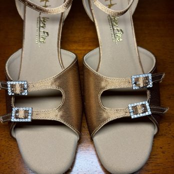 Very Fine Dance Shoes - "1620 tan satin" shoes with extra holes to tighten when they get loose. - Shoe Stores Near Me - El Monte, California Very Fine Dance Shoes - "1620 tan satin" shoes with extra holes to tighten when they get loose. - Shoe Stores Near Me - El Monte, California