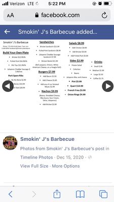 Menu photo 8 Smokin J’s Barbecue Beatty, NV Menu photo 8 Smokin J’s Barbecue Beatty, NV