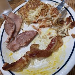 breakfast combo, nearly done