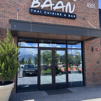 Baan Thai Cuisine & Bar - Entrance - Thai Near Me - Riverton, Utah Baan Thai Cuisine & Bar - Entrance - Thai Near Me - Riverton, Utah