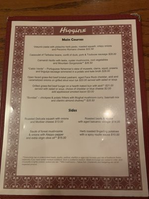 Menu photo 7 Higgins Restaurant Portland, OR Menu photo 7 Higgins Restaurant Portland, OR