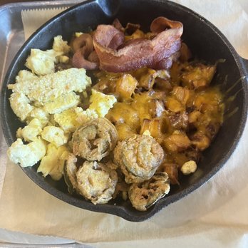 Ferus Artisan Ales - Loaded hash bowl and fried jalapeños - Beer Bar Near Me - Trussville, Alabama Ferus Artisan Ales - Loaded hash bowl and fried jalapeños - Beer Bar Near Me - Trussville, Alabama