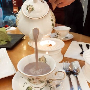 Prince Tea House - H6. Lavender Green Milk Tea - Desserts Near Me - New York, New York