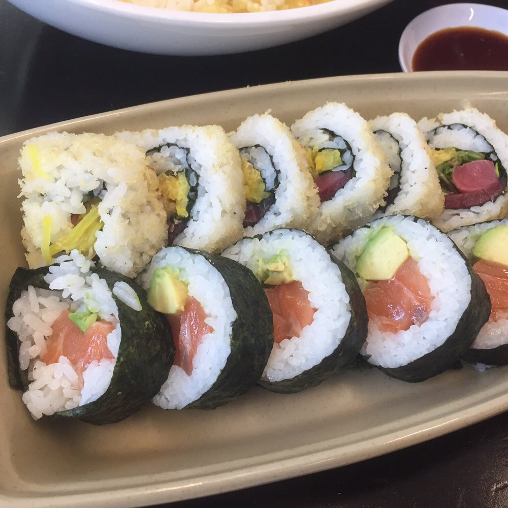 United Provisions - Salmon avacados roll and spicy tuna - lunch special $10 - International Grocery Near Me - Saint Louis, Missouri United Provisions - Salmon avacados roll and spicy tuna - lunch special $10 - International Grocery Near Me - Saint Louis, Missouri