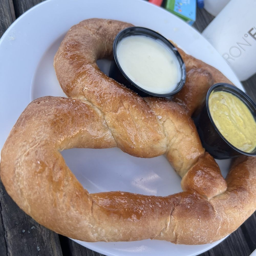 Blue Mountain Brewery - Pretzel was good and both sauces were on POINT!! - Brewpubs Near Me - Afton, Virginia Blue Mountain Brewery - Pretzel was good and both sauces were on POINT!! - Brewpubs Near Me - Afton, Virginia