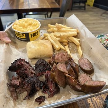 Dickey's Barbecue Pit - Brisket burnt ends, sausage, and mac & cheese - Barbeque Near Me - San Marcos, California Dickey's Barbecue Pit - Brisket burnt ends, sausage, and mac & cheese - Barbeque Near Me - San Marcos, California