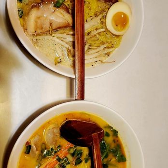 Poke One - two bowls of soup with chopsticks - Poke Near Me - Lone Tree, Colorado Poke One - two bowls of soup with chopsticks - Poke Near Me - Lone Tree, Colorado