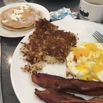 Eggsquisite Cafe - Allen - Traditional breakfast with pancake - Breakfast & Brunch Near Me - Allen, Texas