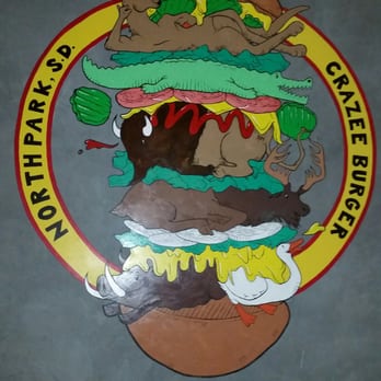 Crazee Burger - Wall mural - Burgers Near Me - San Diego, California Crazee Burger - Wall mural - Burgers Near Me - San Diego, California