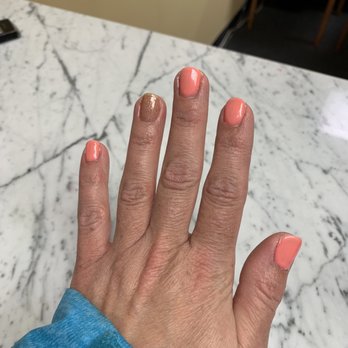 Fantastic Nails - Gel polish with the pointer finger being dipped 1st to strengthen it. I love this place! - Nail Salons Near Me - Saint Paul, Minnesota