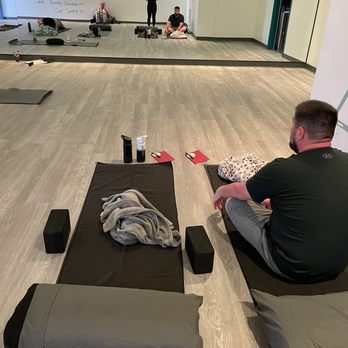 YogaSix Land Park - The set up to open up our Yama. - Yoga Near Me - Sacramento, California
