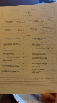 Menu photo 7 Goldfinch Sebastopol, CA Menu photo 7 Goldfinch Sebastopol, CA