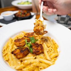 Community Fieldhouse - Cajun shrimp pasta.