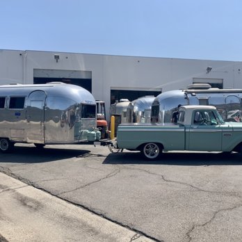 MEL Trailers - Another happy customer on its way to enjoy his weekend with a new axle (1963 Airstream Globe Trotter) - RV Repair Near Me - Placentia, California MEL Trailers - Another happy customer on its way to enjoy his weekend with a new axle (1963 Airstream Globe Trotter) - RV Repair Near Me - Placentia, California