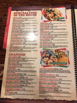 Menu photo 2 Casa Bonita Lawrenceburg, KY