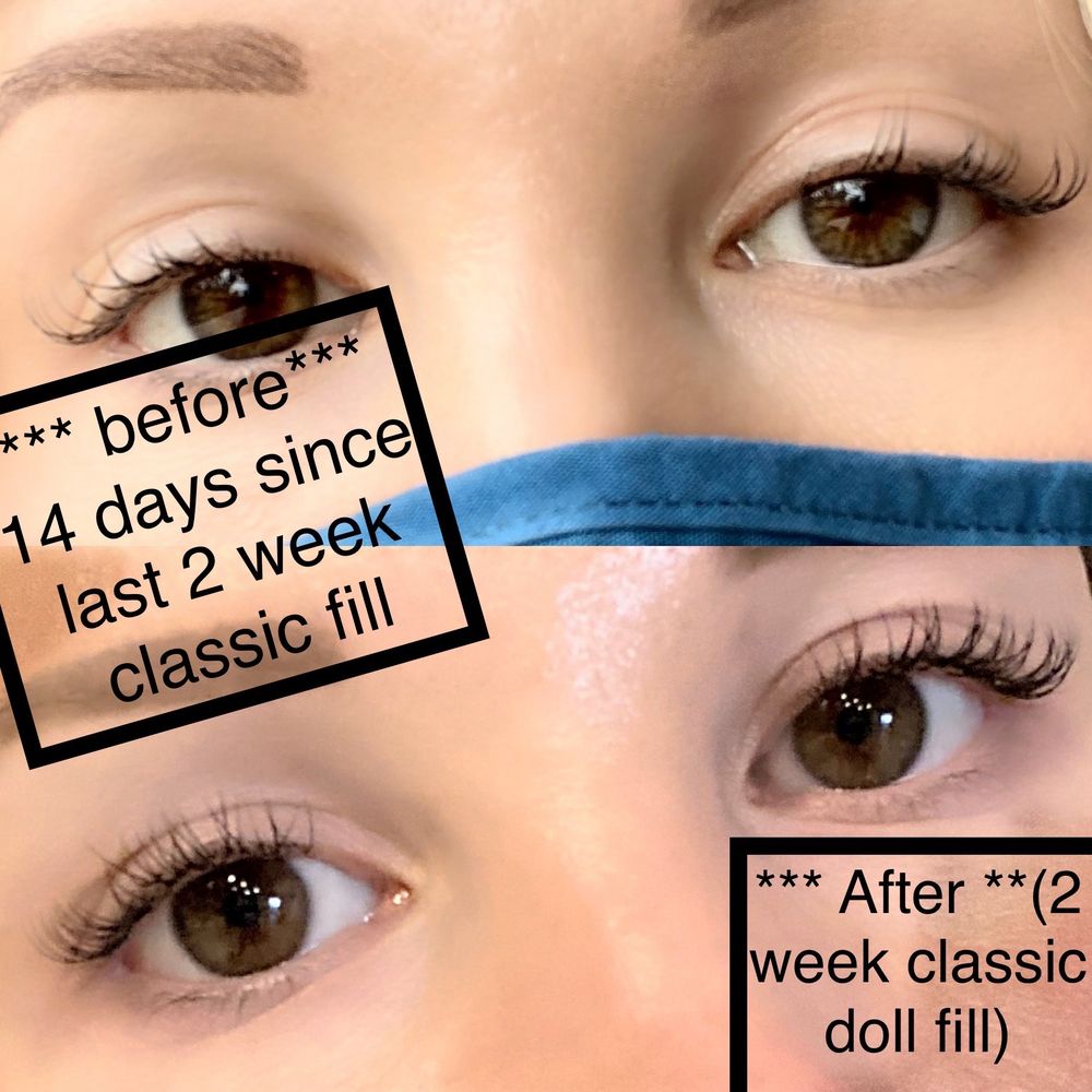 Class doll set before and after