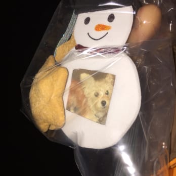 Puppy Loft - Holiday "dog treats" and an ornament for the tree with our boy's picture.  How thoughtful! - Pet Boarding Near Me - New York, New York